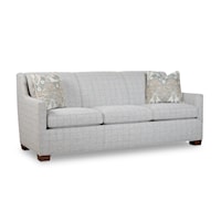 Customizable Loveseat with Tapered Legs