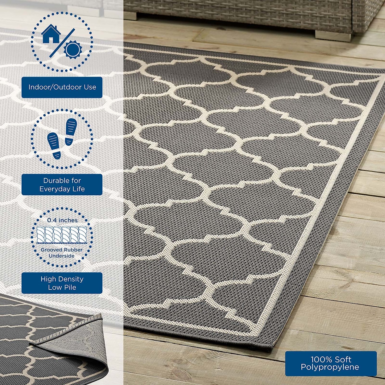 Modway Avena 9 x 12 Rug