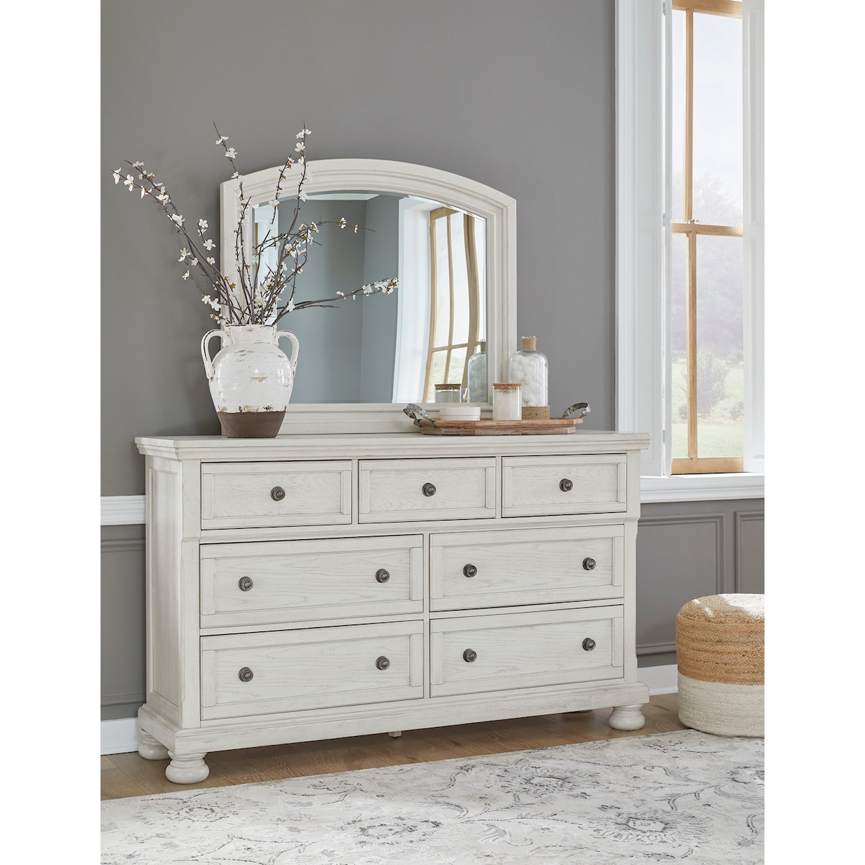 Signature Design by Ashley Furniture Robbinsdale Dresser and Mirror