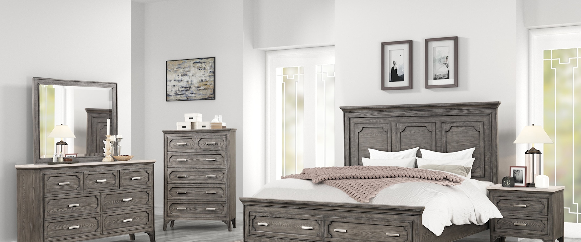 Contemporary 5-Piece Queen Bedroom Set