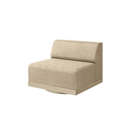 Padded Armless Swivel Chair