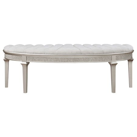 Curved Fabric Bench