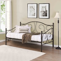 COPPER MATTE METAL DAY BED |