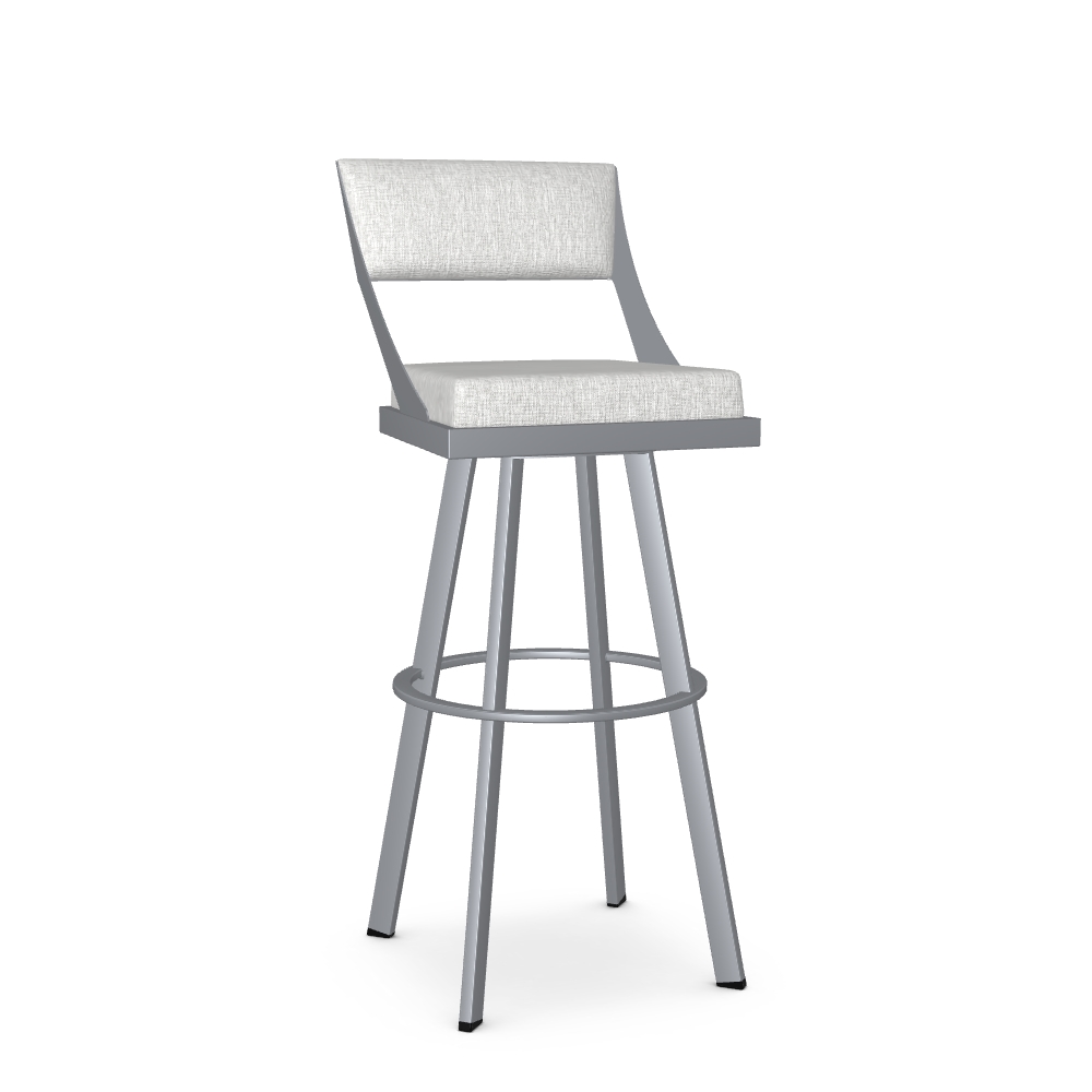 Upholstered Spectator Height Swivel Stool