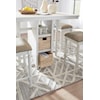 Signature Design by Ashley Robbinsdale Counter Table and Bar Stools (Set of 5)