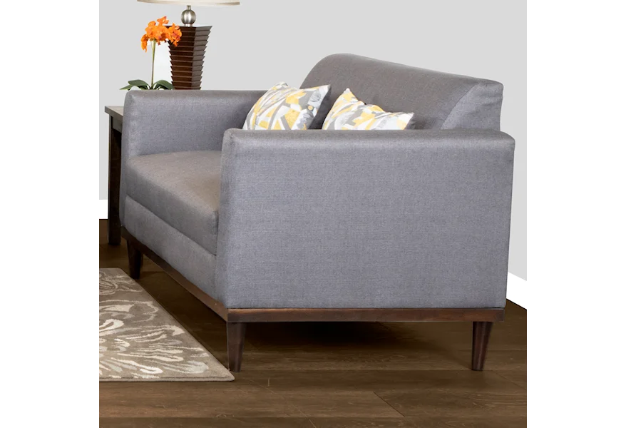 Aiden Loveseat W/2 Throw Pillows by New Classic Furniture at Del Sol Furniture