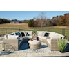 Signature Design by Ashley Calworth 9-Piece Outdoor Sectional