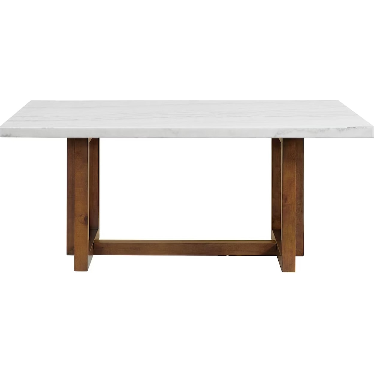 Elements International Morris Marble Dining Table