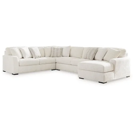 4-Piece Sectional With Chaise