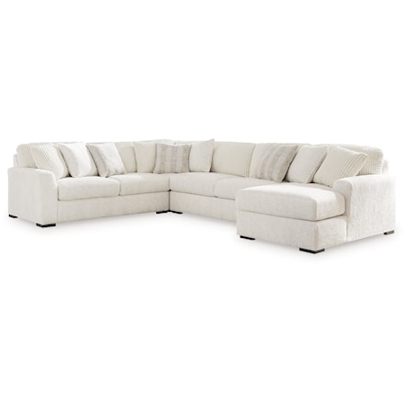 4-Piece Sectional With Chaise