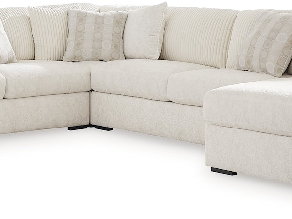 4-Piece Sectional With Chaise