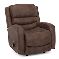 Casual Manual Recliner with Easy Release Handle