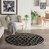 Nourison Grafix 5'3" Round  Rug