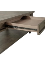 Liberty Furniture Americana Farmhouse Transitional Rectangular Cocktail Table with Hidden Storage