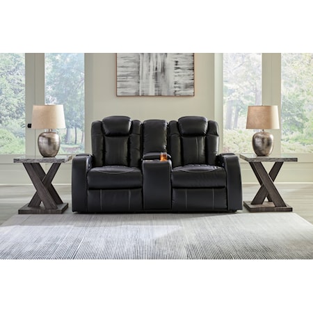 Power Reclining Loveseat With Console