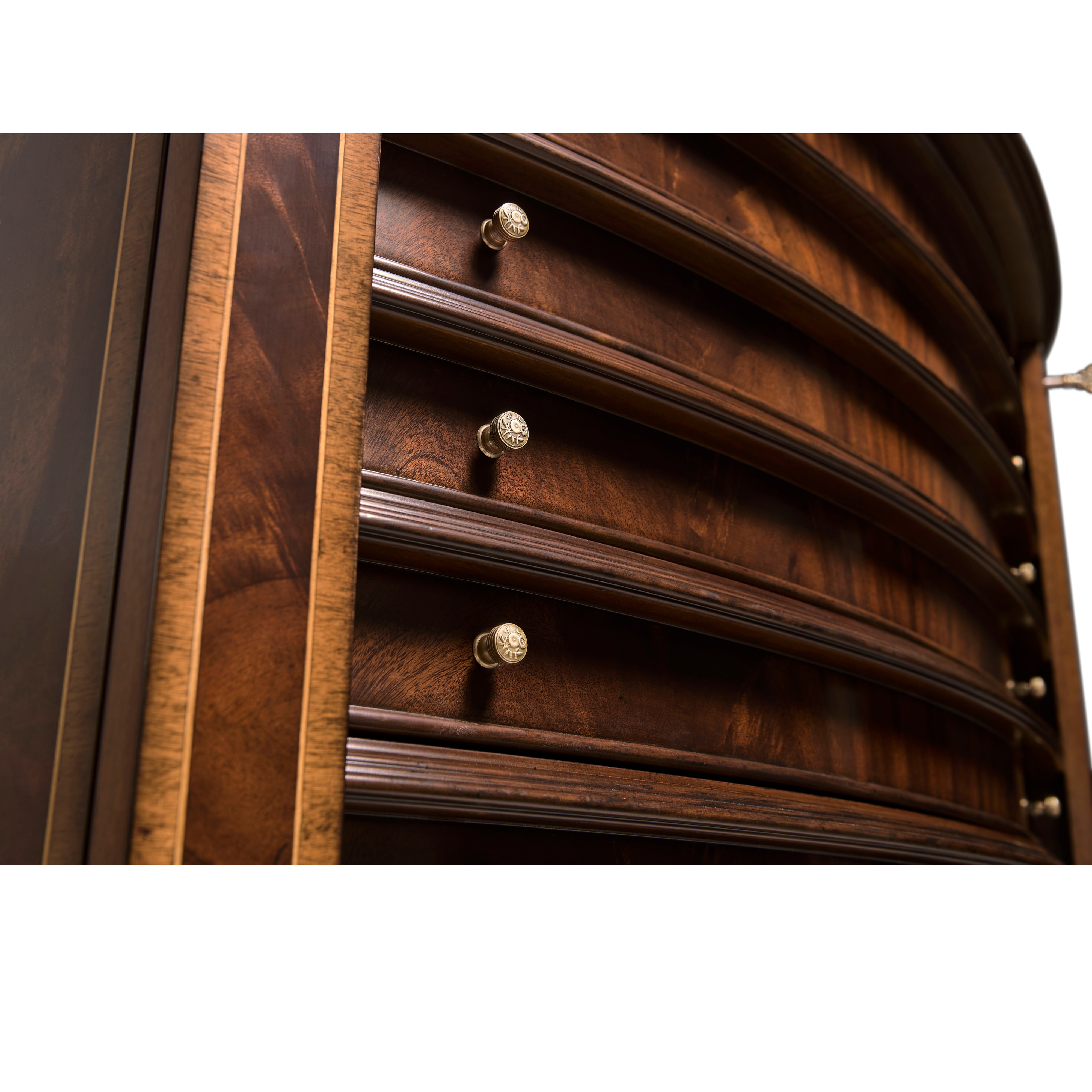 Jonathan Charles JC Traditional 66" Mahogany Extending Circular Dining Table