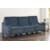 Paramount Living Chelsea - Willow Grey Willow Grey 3 Piece Modular Power Triple Reclining Sofa