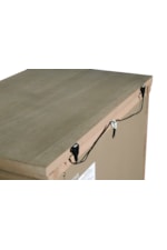 New Classic Allegra Transitional 3-Drawer Nightstand with USB Port