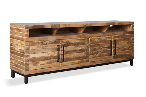 Contemporary Console with Cord Management