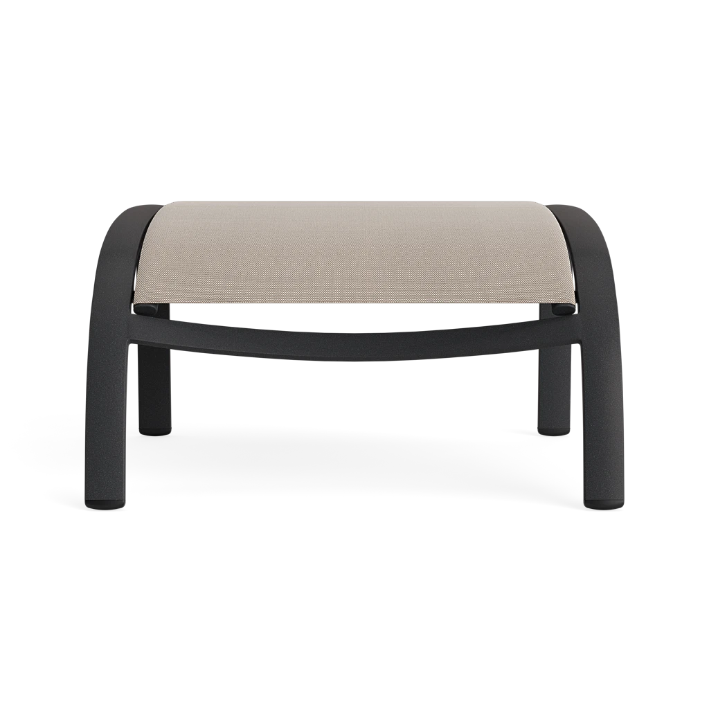 Sling Curvilinear Chair Ottoman