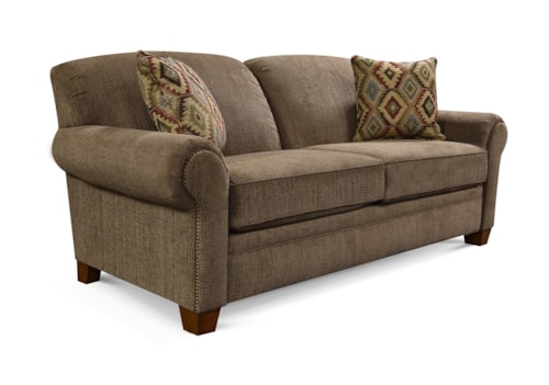 Casual Sofa with Accent Pillows