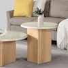 Acme Furniture Qwin Round End Table