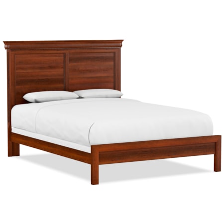 Panel Bed W/Low Footboard