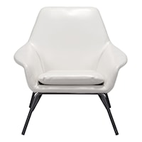 Javier Accent Chair White