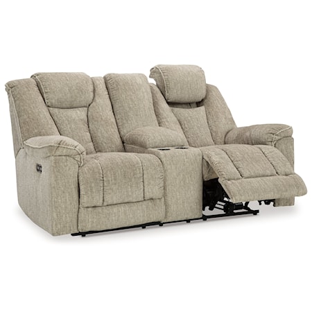 Power Reclining Loveseat With Console