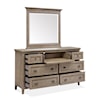 Magnussen Home Paxton Place Bedroom Drawer Dresser Mirror Set