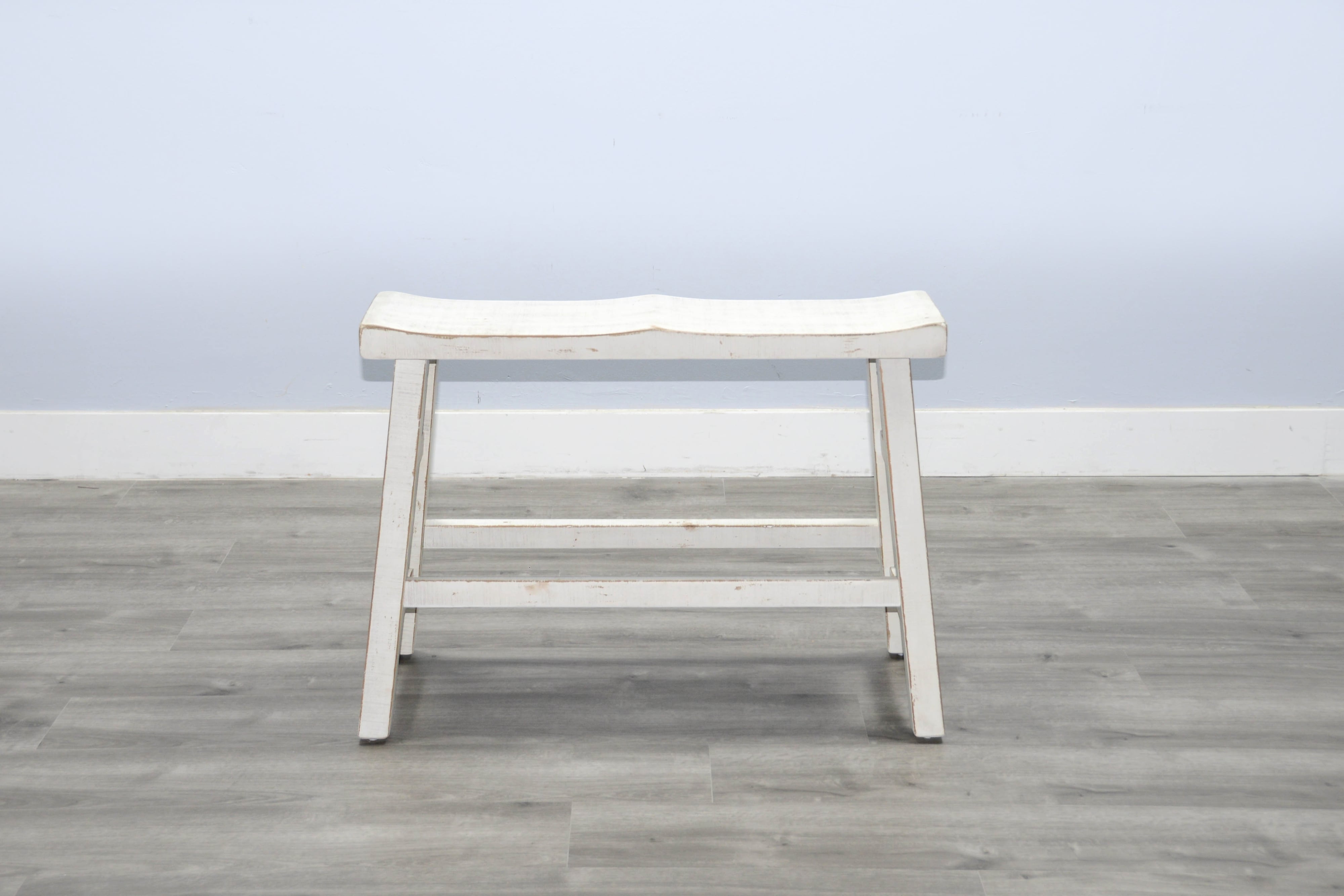 Sunny Designs Marina Mahogany Wood Counter-Height Dining Bench