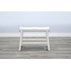 Sunny Designs Marina Mahogany Wood Counter-Height Dining Bench