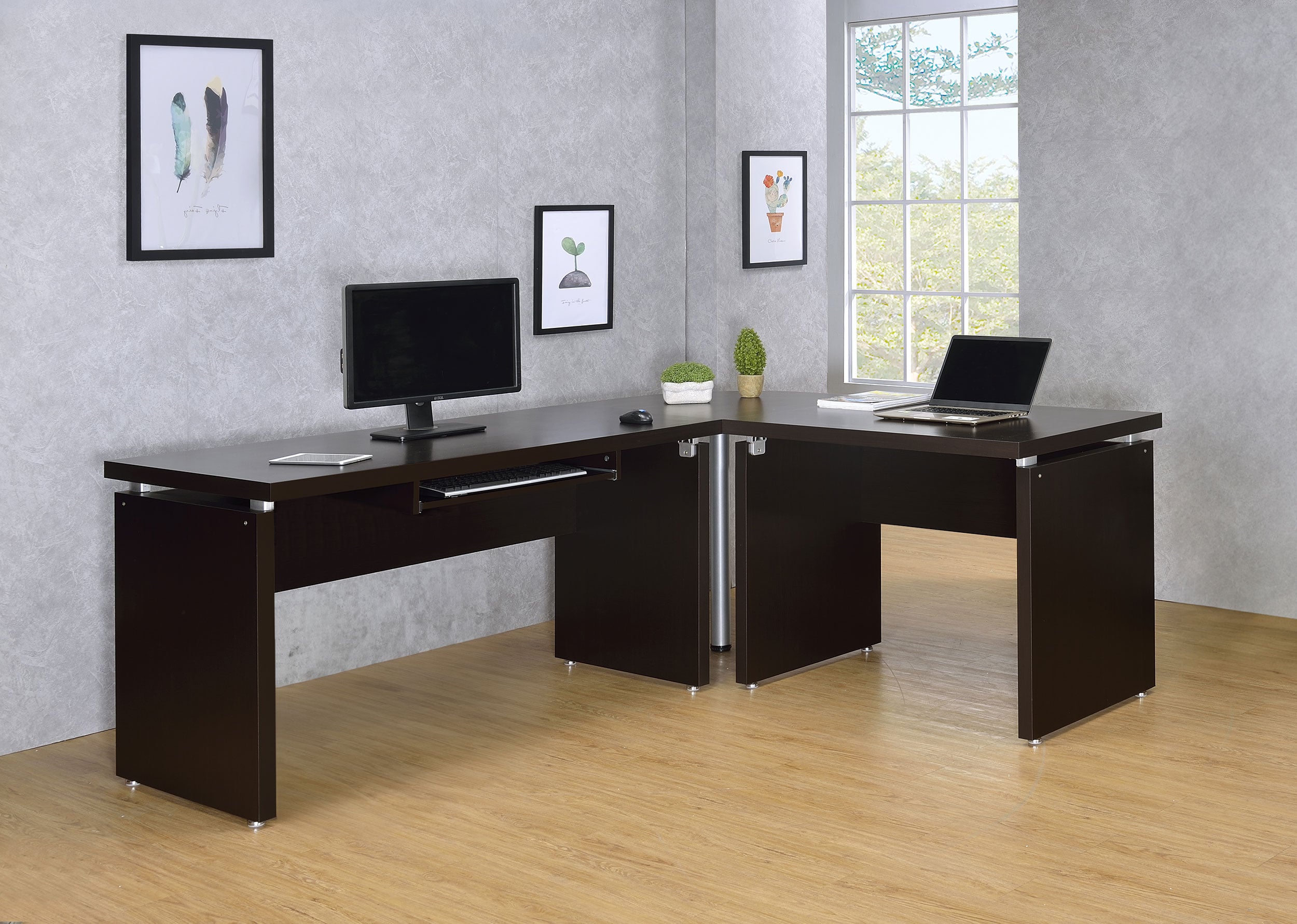 8L-Shaped Office Computer Desk