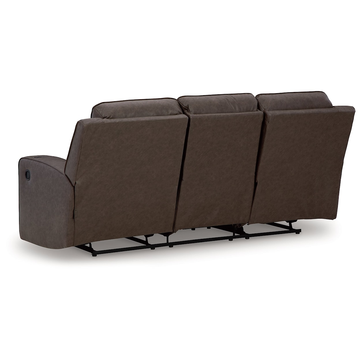 Ashley Furniture Signature Design Lavenhorne Reclining Sofa w/Drop Down Table