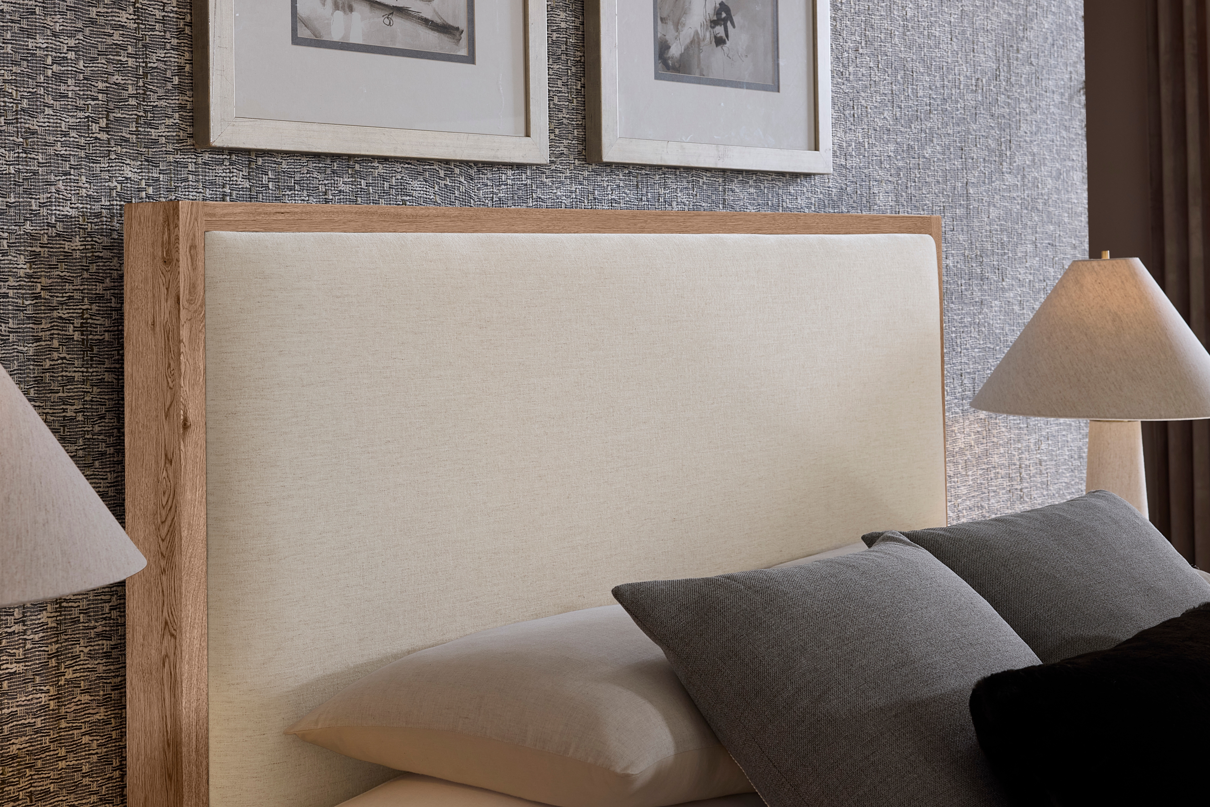 Vaughan-Bassett Lodge & Loft King Upholstered Storage Bed