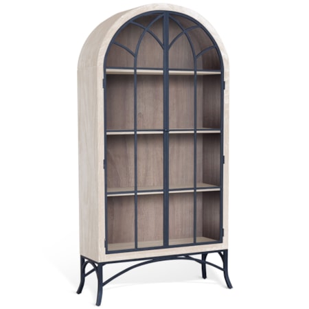Ella Cabinet W/ Tempered Glass