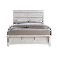 Farmhouse Full Bed with Footboard Bench