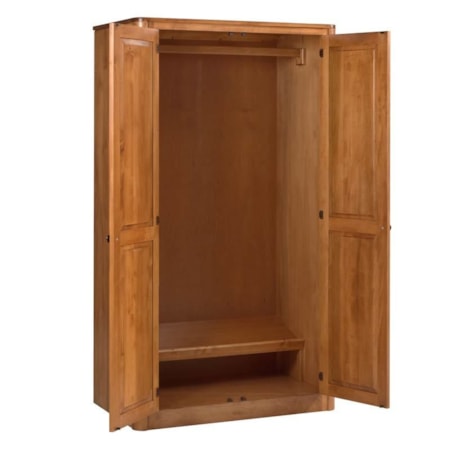 2-Door Bedroom Wardrobe Armoire