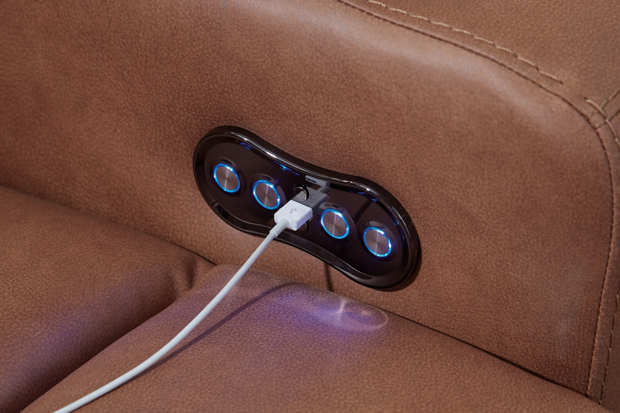 Signature Design by Ashley Clean-Slate Pwr Recliner/Adj Headrest