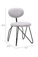 Zuo Novi Collection Contemporary Dining Chair