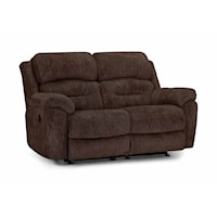 Casual Power Rocking Reclining Loveseat with USB Port