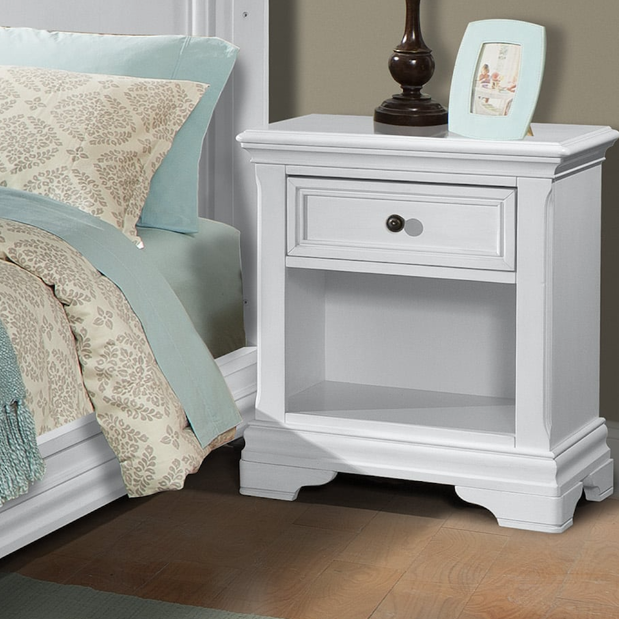 Westwood Design Athena 1 Drawer Nightstand