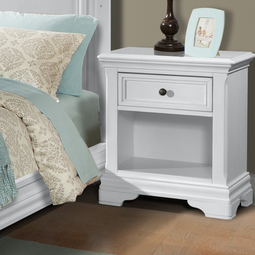 Transitional 1-Drawer Nightstand