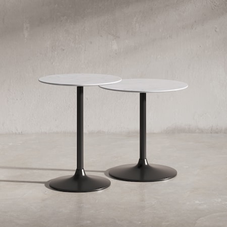 Nesting Table - Set of 2 - Gunmetal