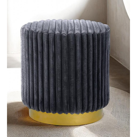 Channel-Tufted Stool