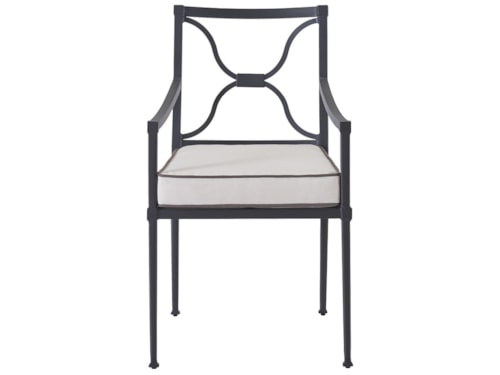 Coastal Outdoor Dining Arm Chair