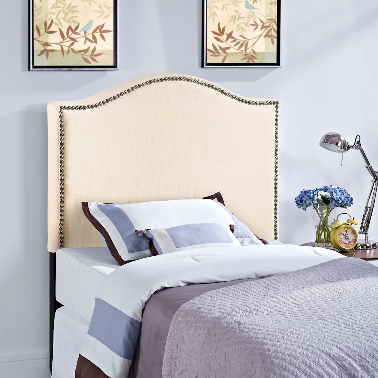Modway Curl Twin Upholstered Headboard