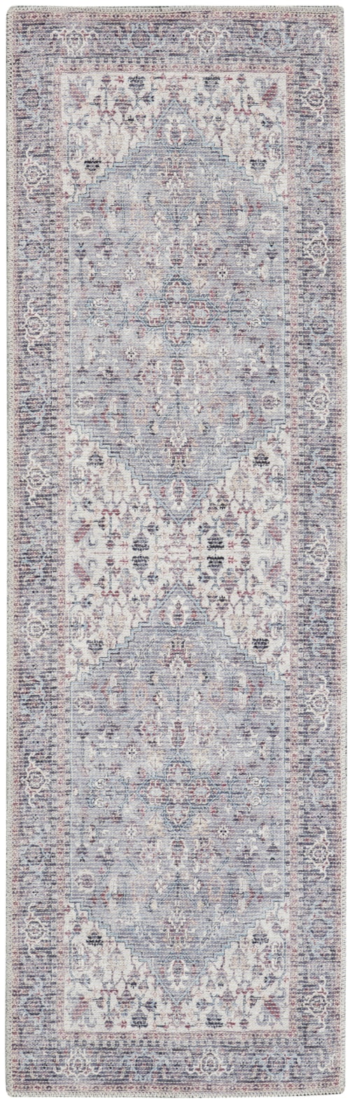 2' X 6' Grey Runner Rug