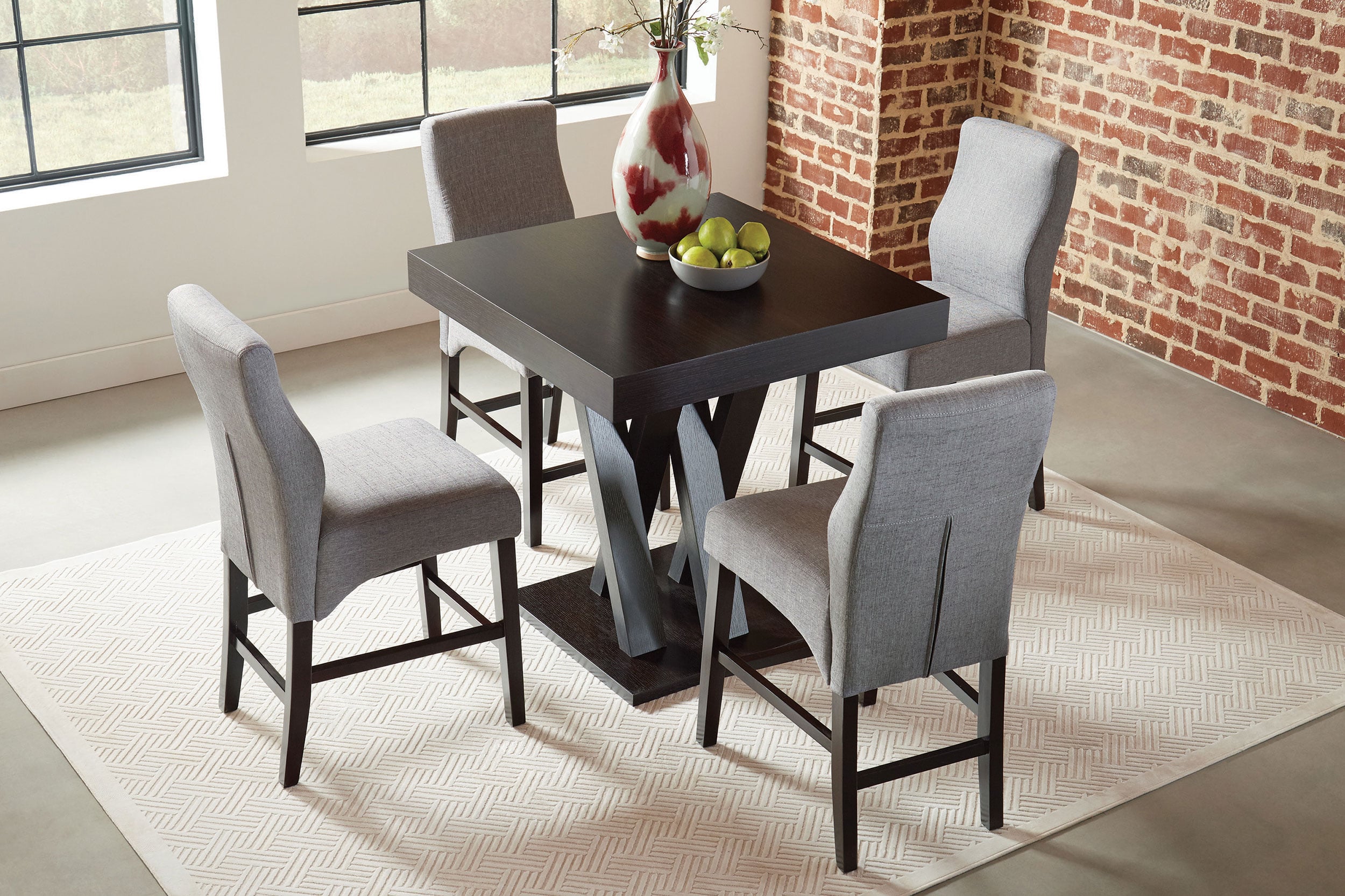 Coaster Freda Freda 36-inch Counter Height Dining Table