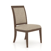 Transitional Customizable Upholstered Side Chair